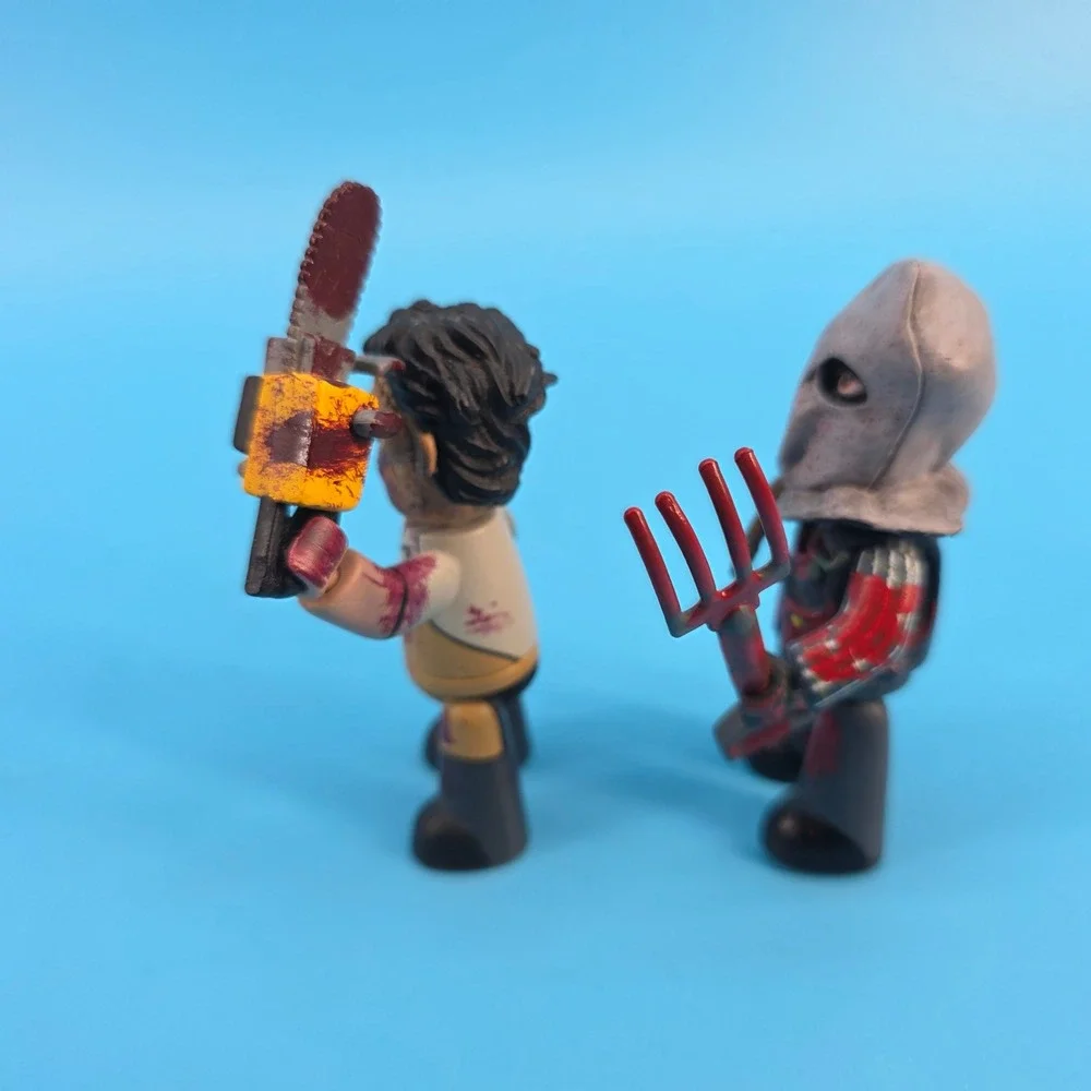 Leatherface & Jason Voorhees Minimates Horror Figures Texas Chainsaw Friday 13th